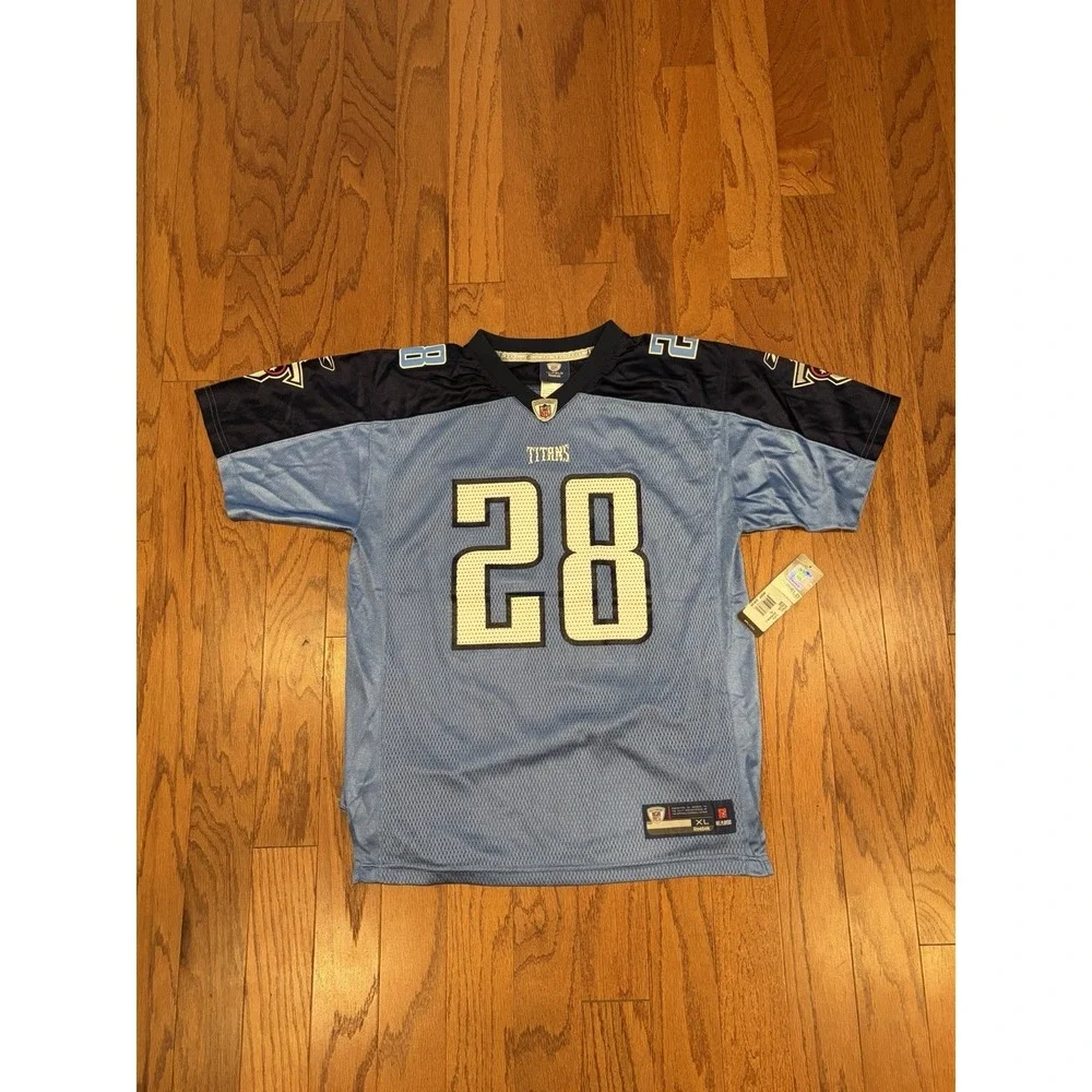 Chris Johnson Tennessee Titans Reebok Jersey Size Adult S / YXL NWT Vintage